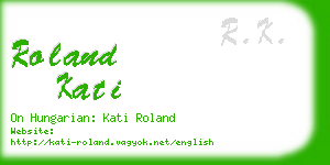 roland kati business card